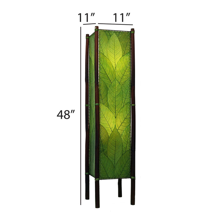 Fortune Large Floor Lamp Green | Artisans.