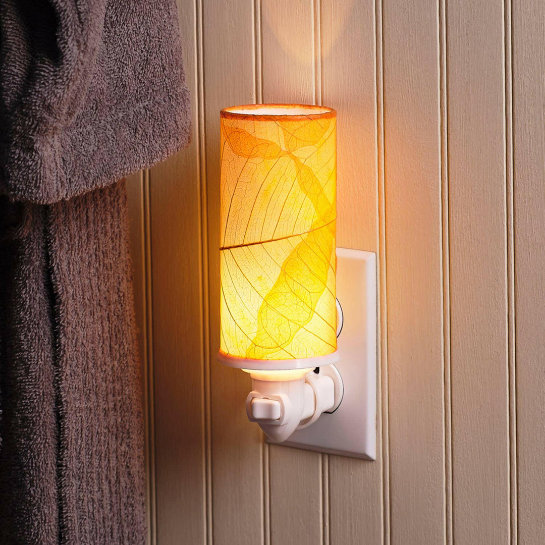 Cylinder Night Light Orange | Artisans.