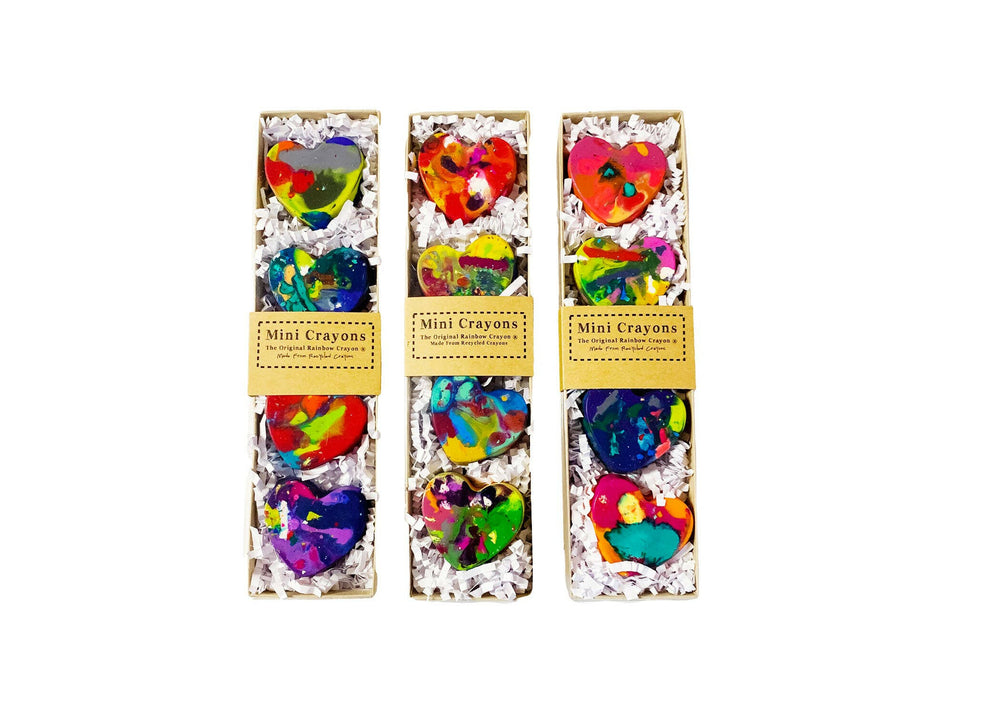 Mini Heart Original Rainbow Crayon® Boxed Set of 4 | Artisans.