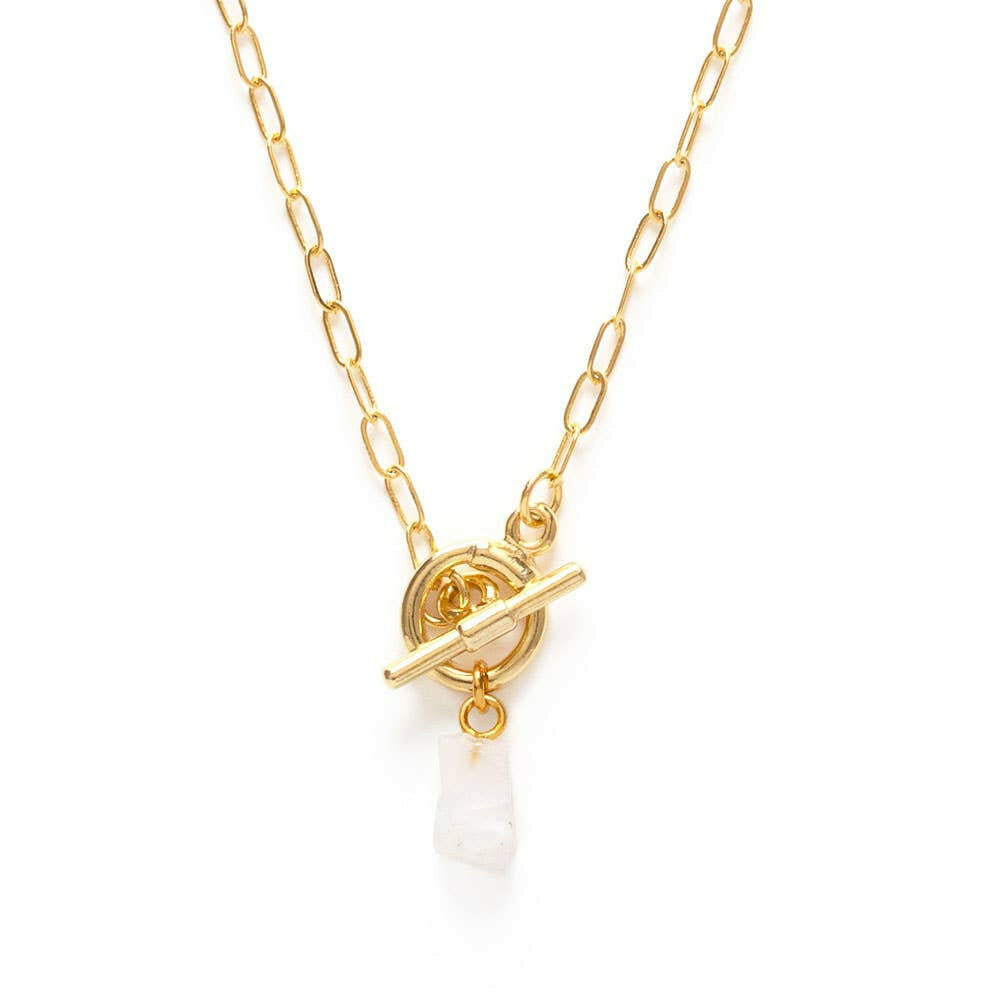 Toggle Clasp with Gemstone Necklace | Artisans.