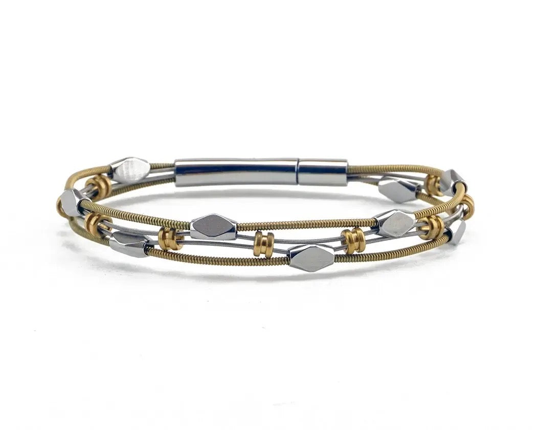 Dani Recycled Guitar String Bracelet | Artisans.