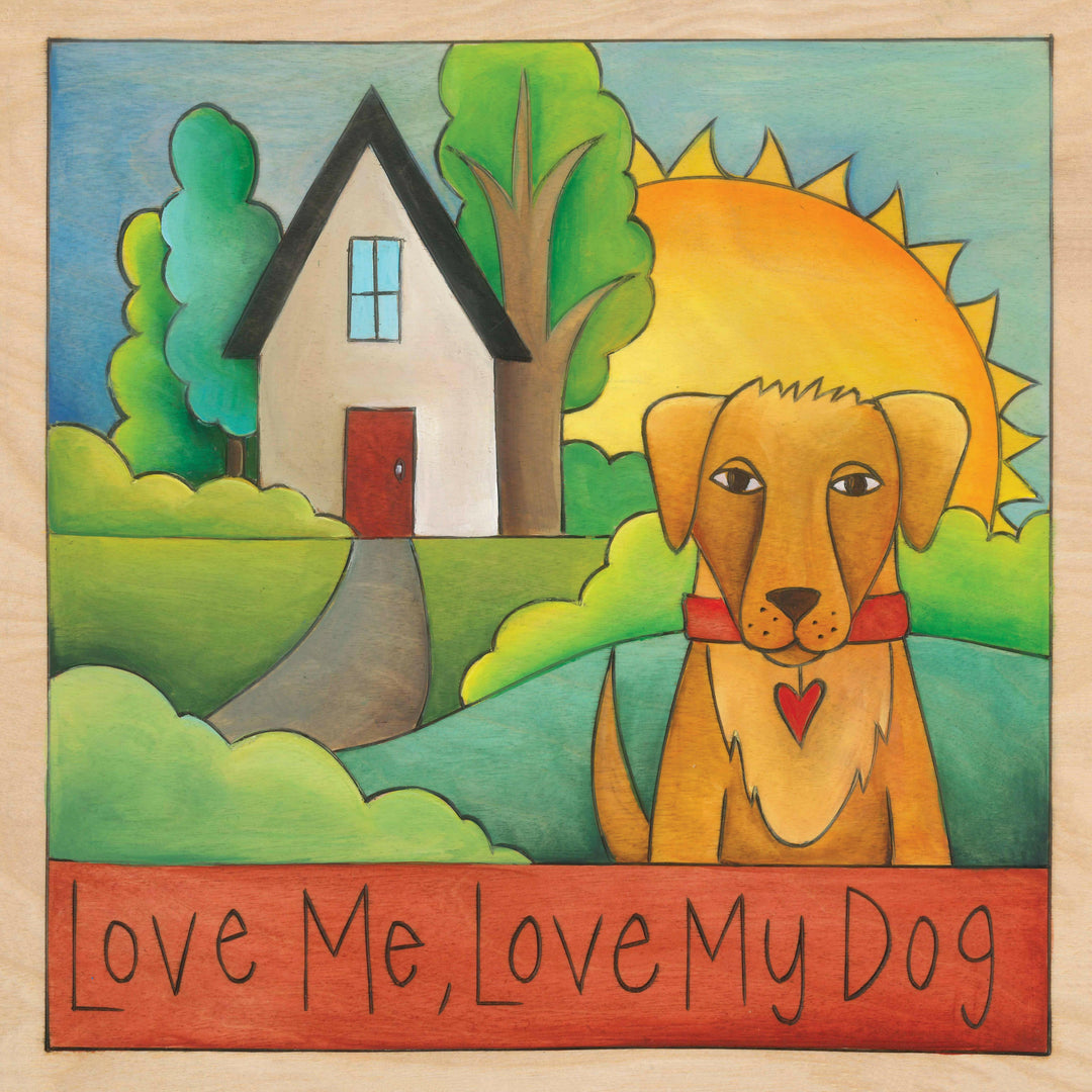 "Love Is a Four-Legged Word" Plaque | Artisans.