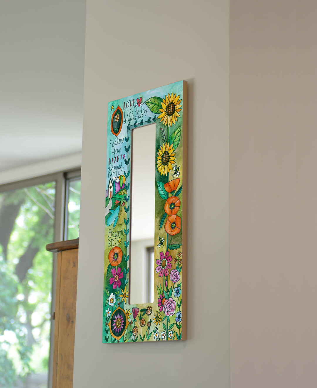 "Blossom" Rectangle Mirror | Artisans.