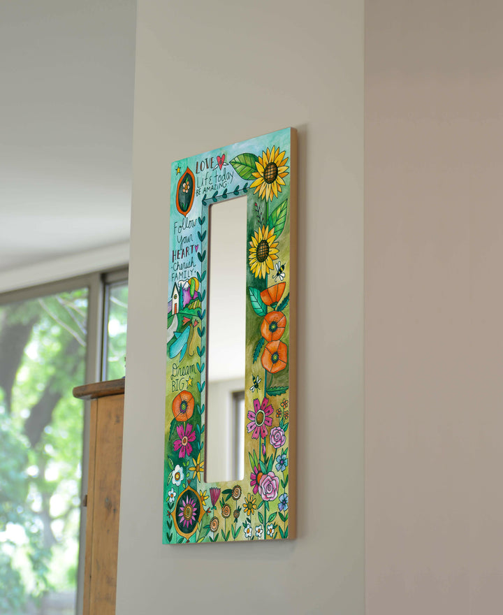 "Blossom" Rectangle Mirror | Artisans.