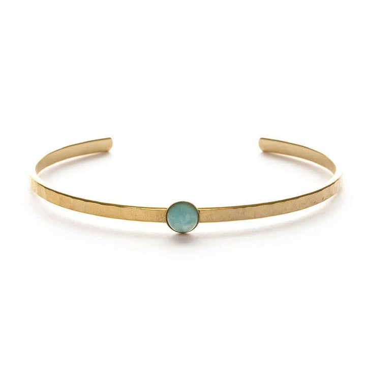 6mm Round Stone Cuffs | Artisans.