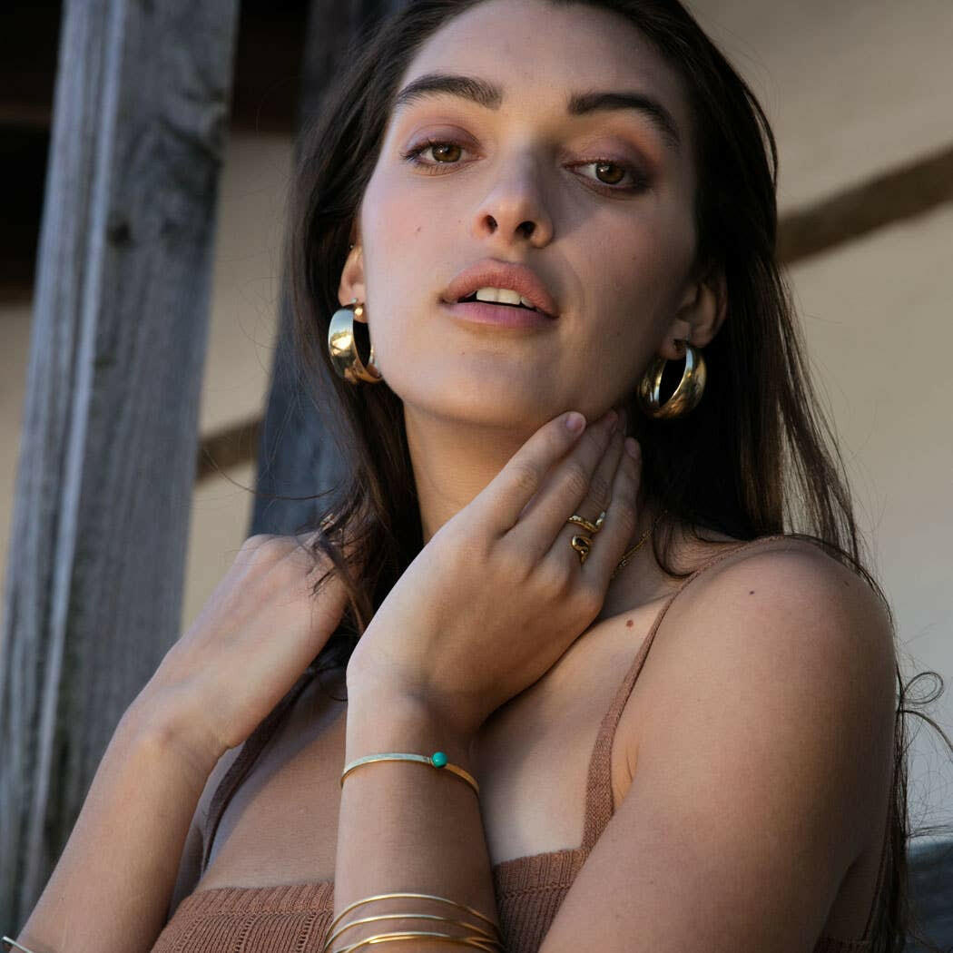 70's Vintage Hoop Earrings