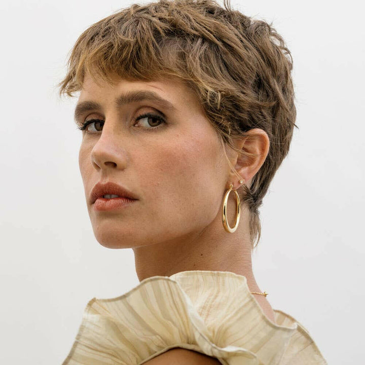 Large Maria Hoops | Artisans.
