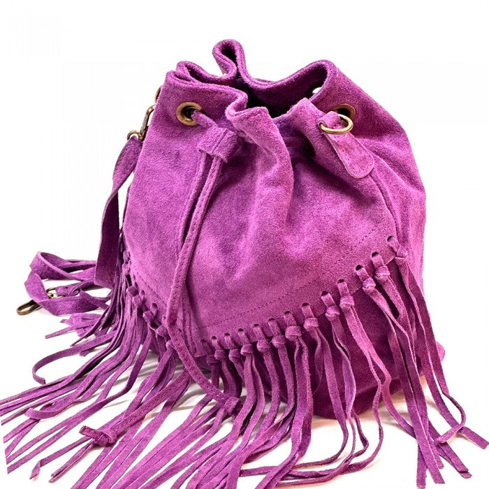 Rave Suede Bucket Bag