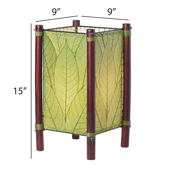 Fortune Table Lamp Green | Artisans.