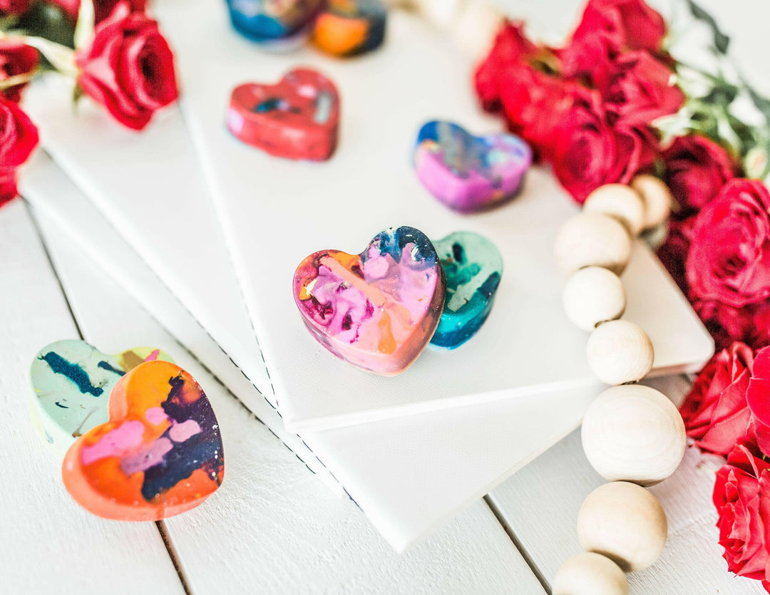 Mini Heart Original Rainbow Crayon® Boxed Set of 4 | Artisans.