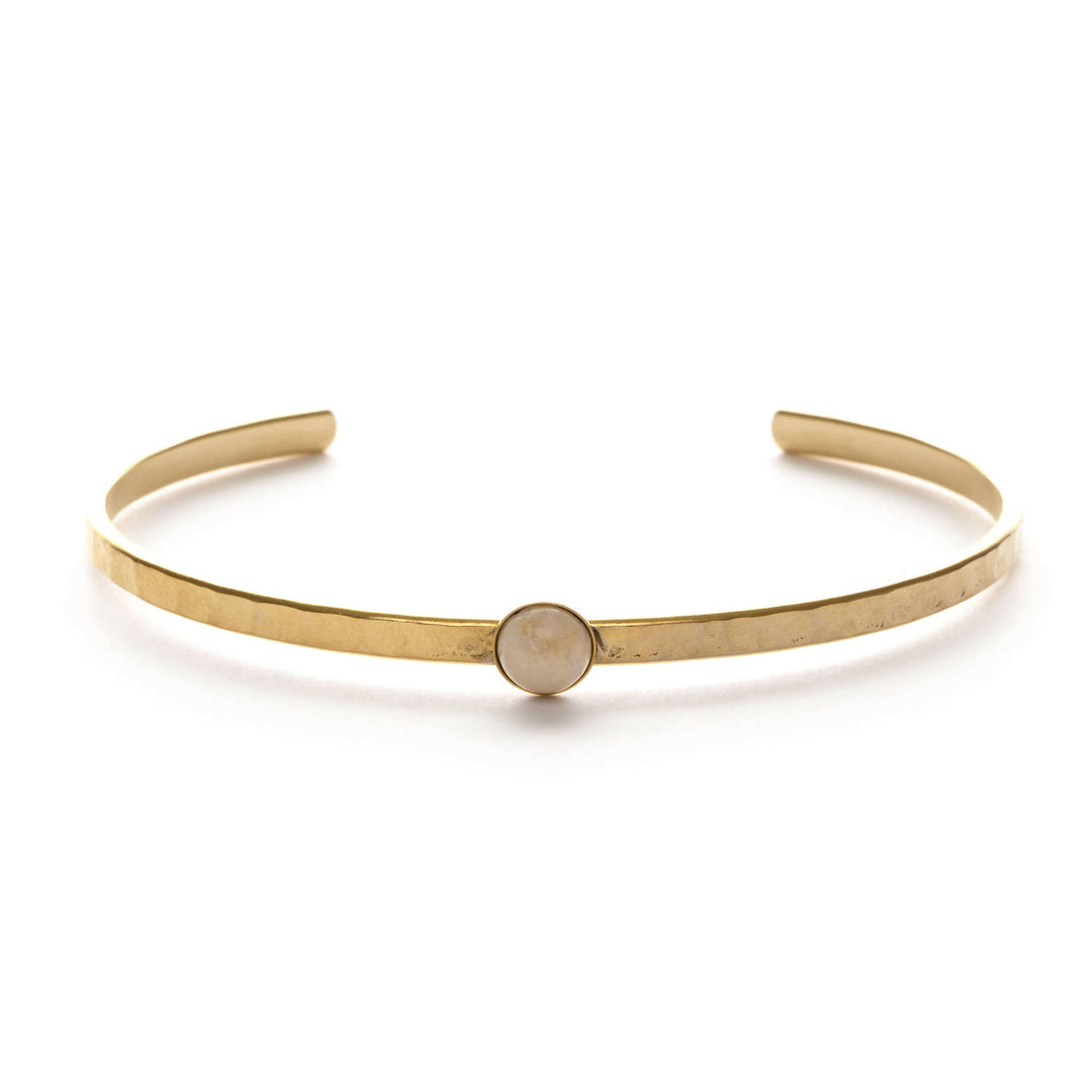6mm Round Stone Cuffs | Artisans.