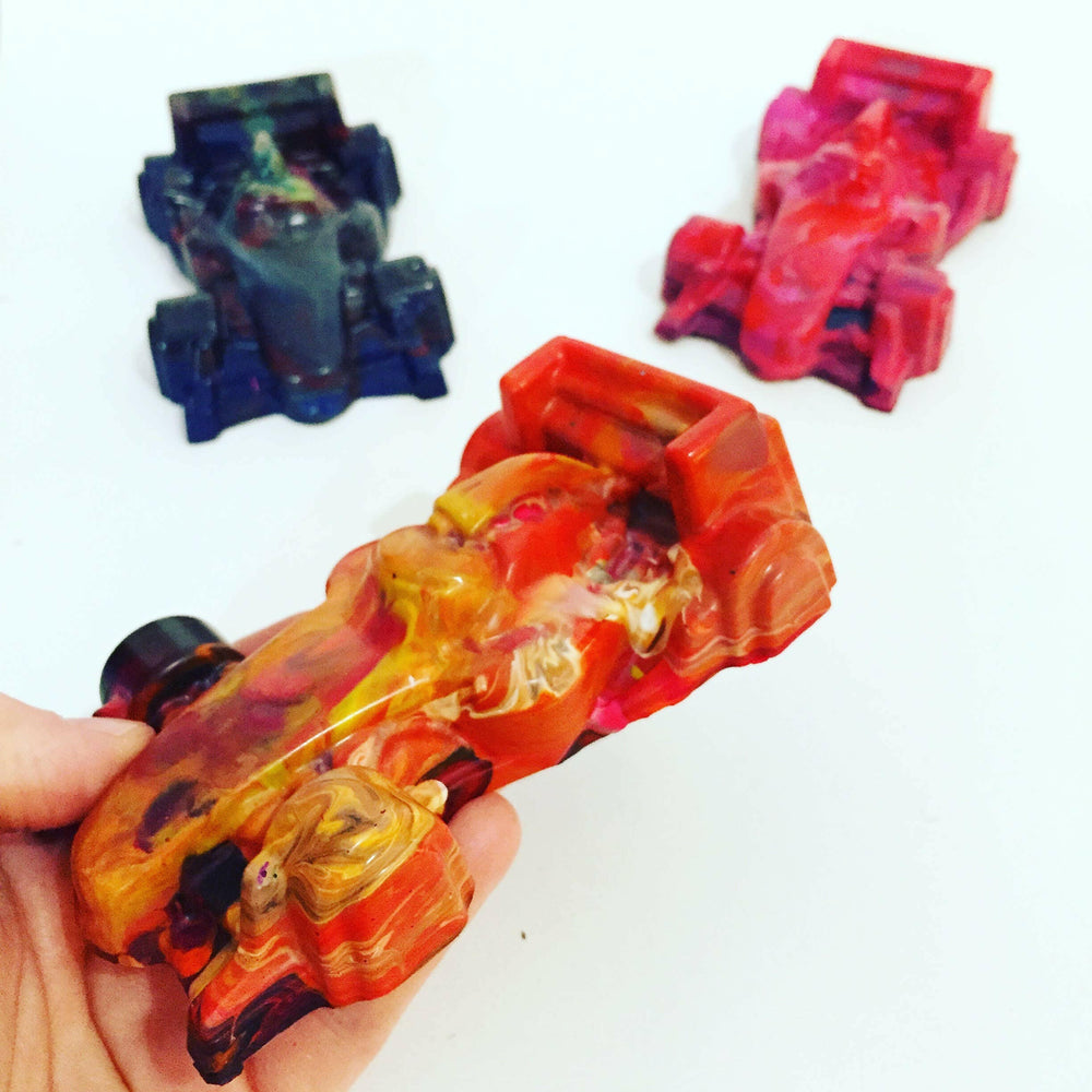 Giant Race Car Rainbow Crayon -The Original Rainbow Crayon® | Artisans.