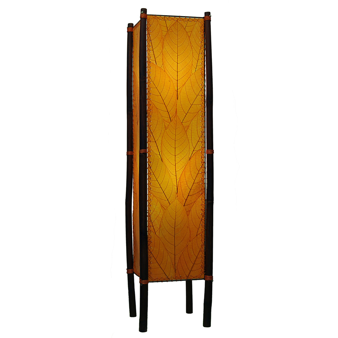 Fortune Large Floor Lamp — Made with Cocoa Leaves