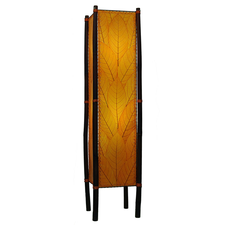 Fortune Large Floor Lamp — Made with Cocoa Leaves