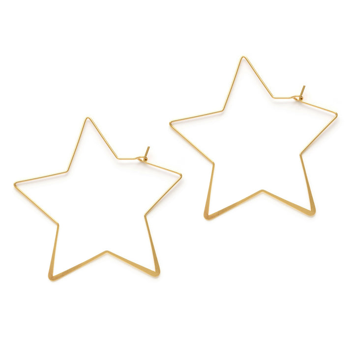 Giant Star Hoop Earrings | Artisans.
