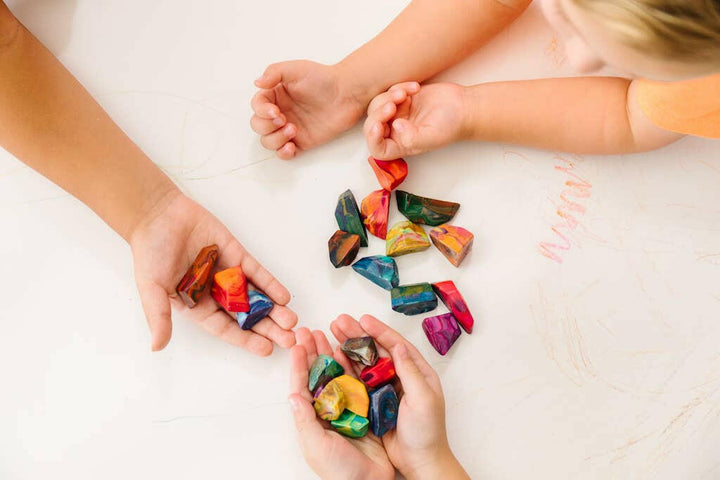 Rainbow Rock Original Rainbow Crayon® Bag of 15 Rock Crayons | Artisans.