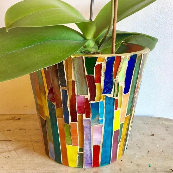 8” Planter ~ Mosaic Arte | Artisans.