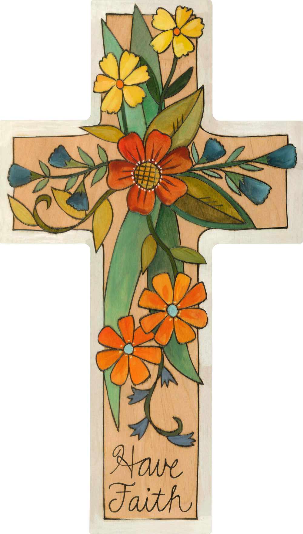 "Grow Faith" Cross Plaque | Artisans.
