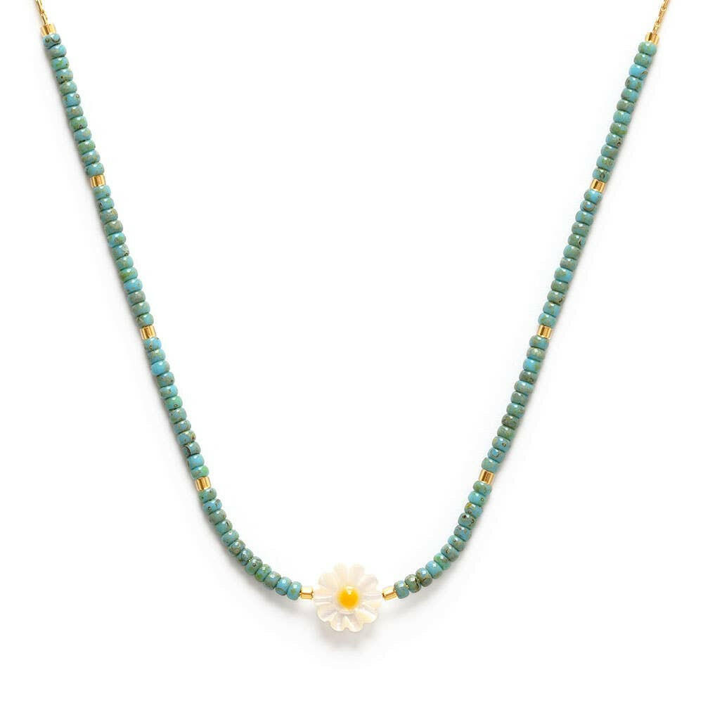 Daisy Miyuki Bead Necklace | Artisans.