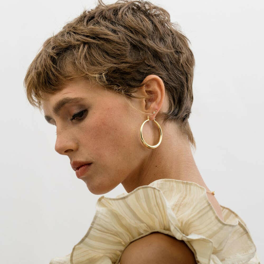 Large Maria Hoops | Artisans.