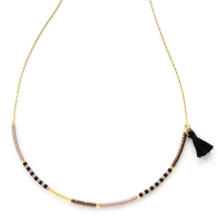 Japanese Seed Bead Necklaces: Chocolate | Artisans.