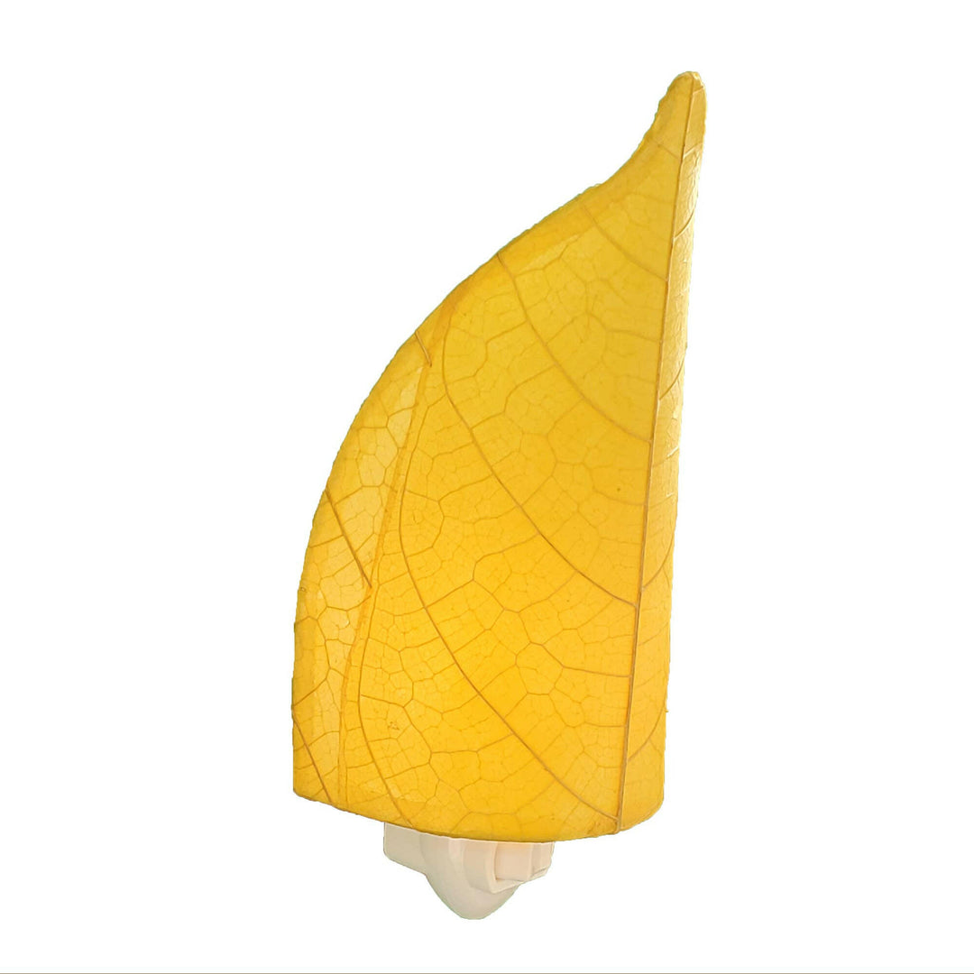 Leaf Night Light Yellow | Artisans.