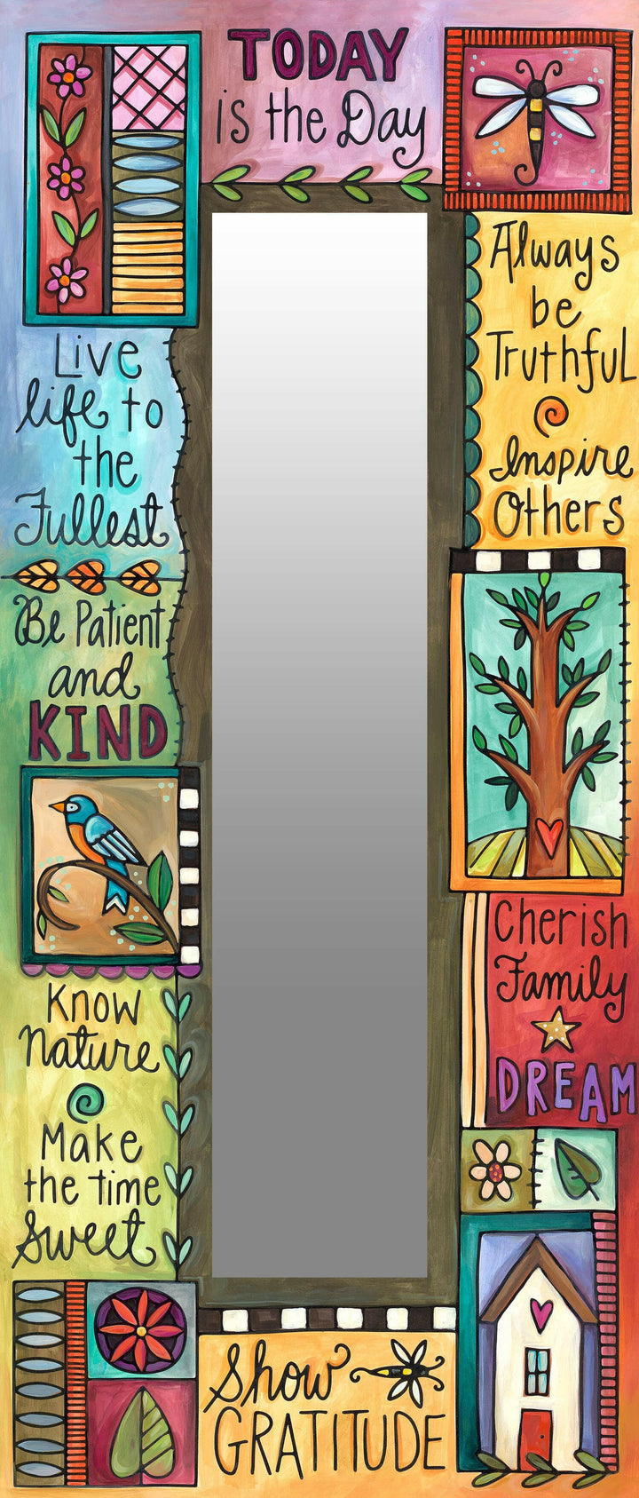 "Make It Count" Rectangle Mirror | Artisans.