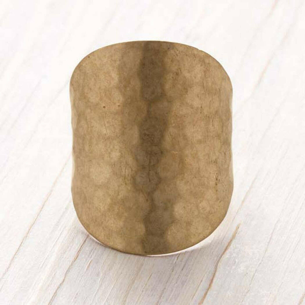 11HAM2 | Hammered Ring | Artisans.