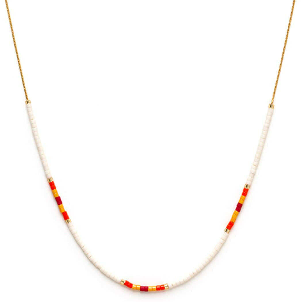 Japanese Seed Bead Necklaces: Sky | Artisans.