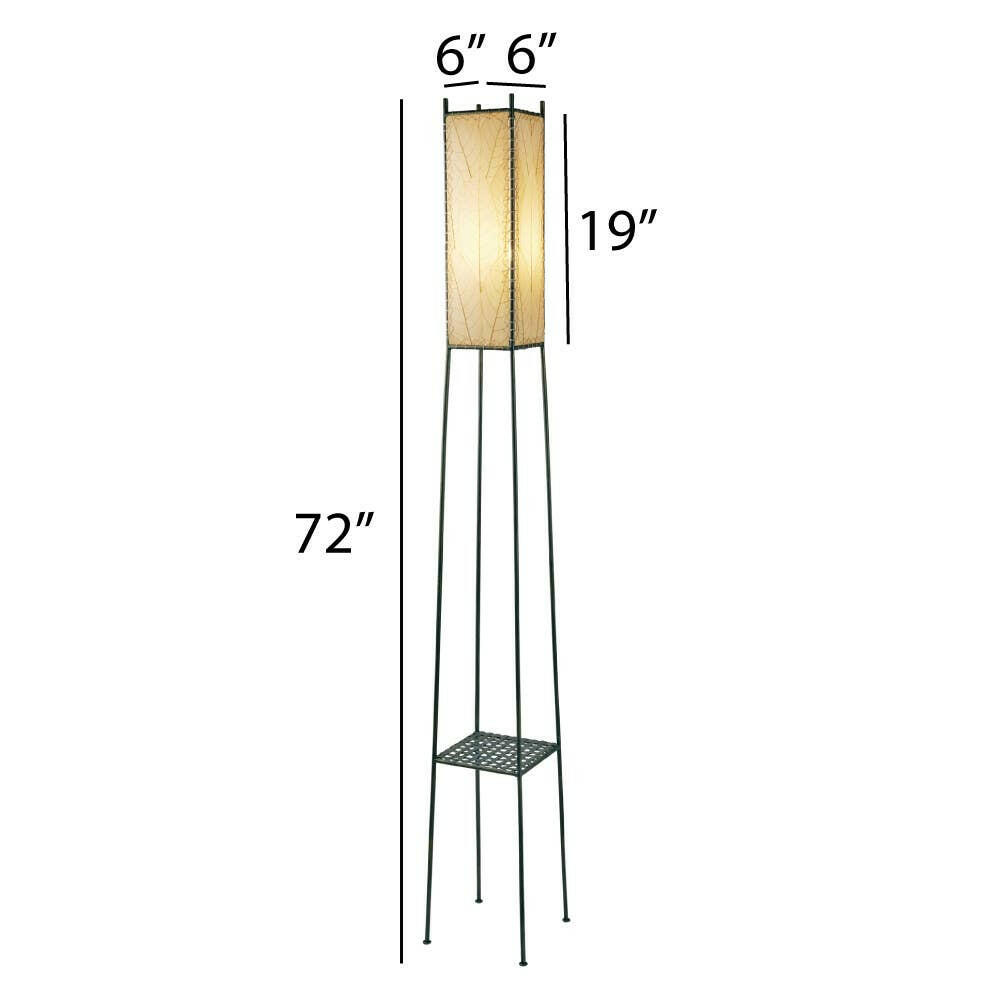 Outdoor Square Shelf Giant Lamp Natural | Artisans.