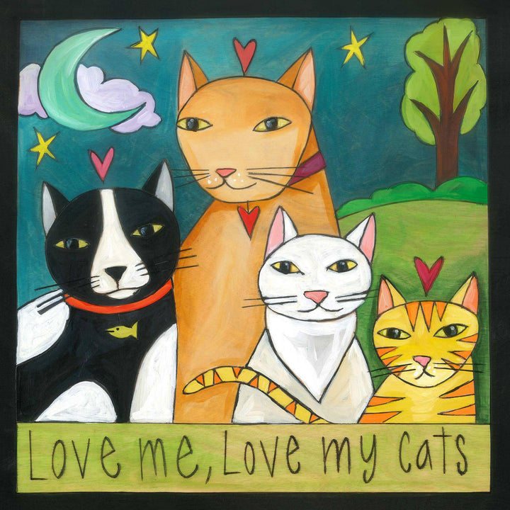 "Meow-zah!" Plaque | Artisans.
