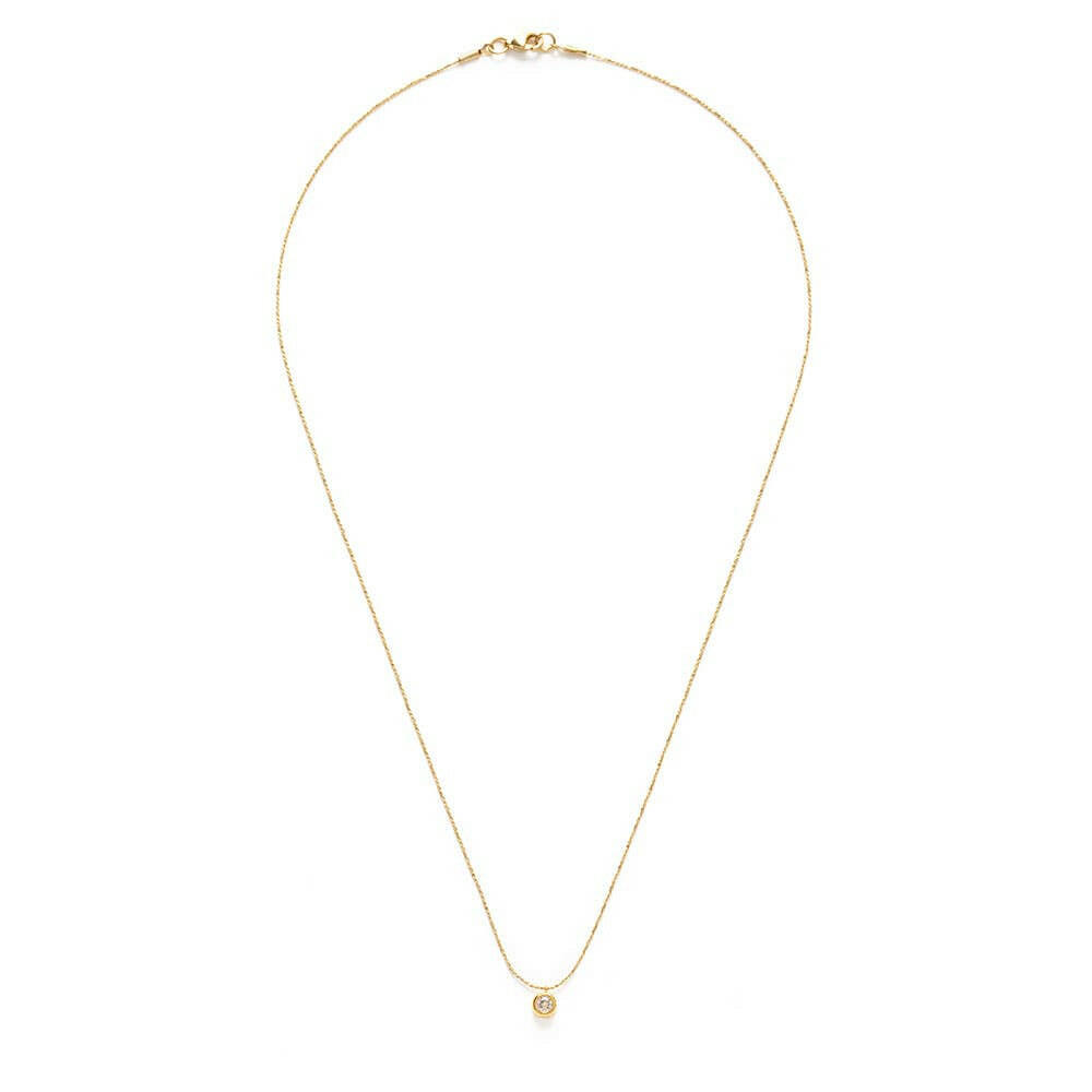 Single 5mm Crystal Pendant Necklace | Artisans.