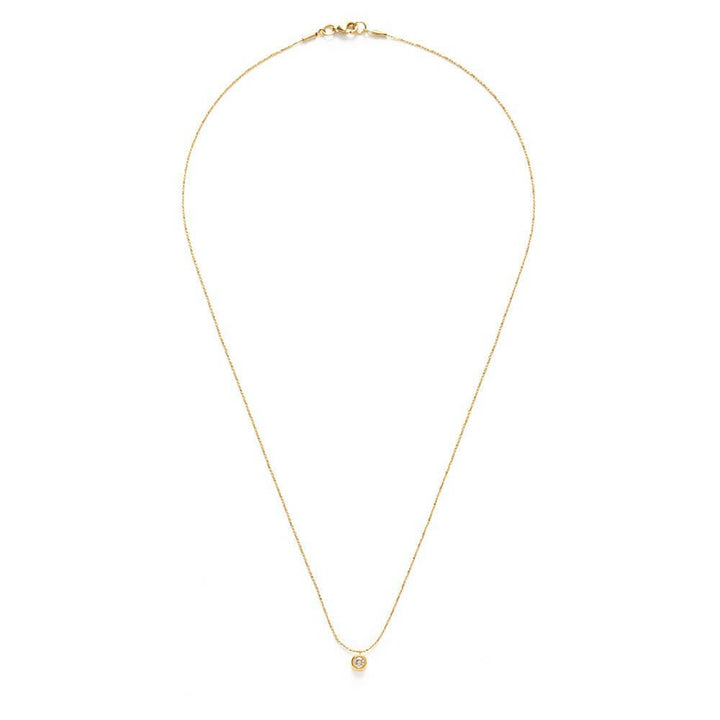 Single 5mm Crystal Pendant Necklace | Artisans.