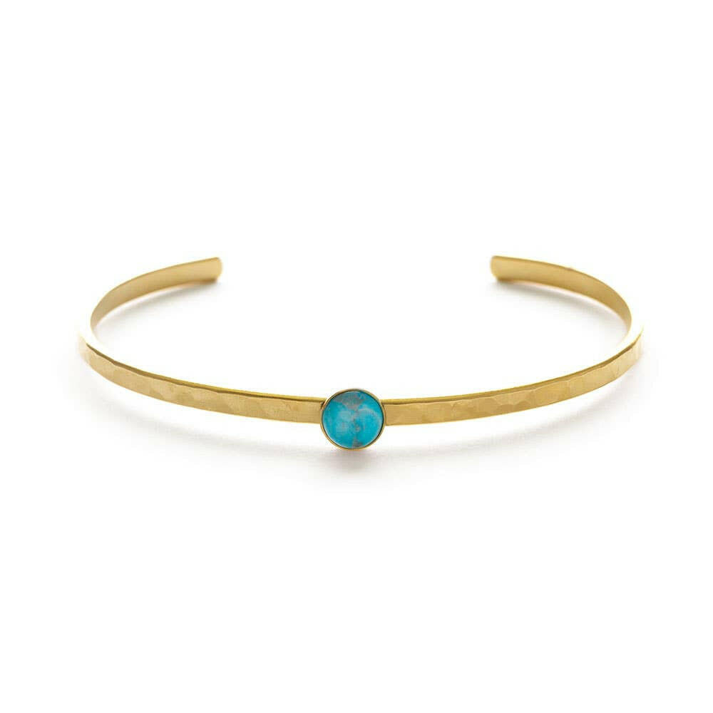 6mm Round Stone Cuffs | Artisans.