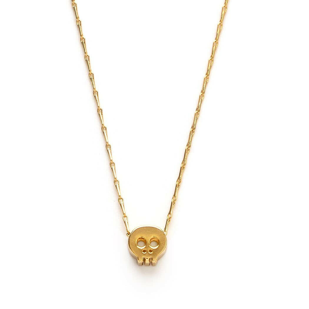 Tiny Skull Necklace | Artisans.
