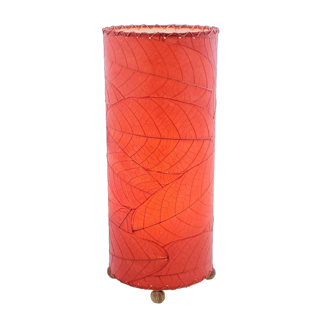 Cocoa Leaf Cylinder Red | Artisans.