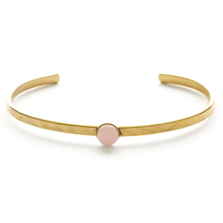 6mm Round Stone Cuffs | Artisans.