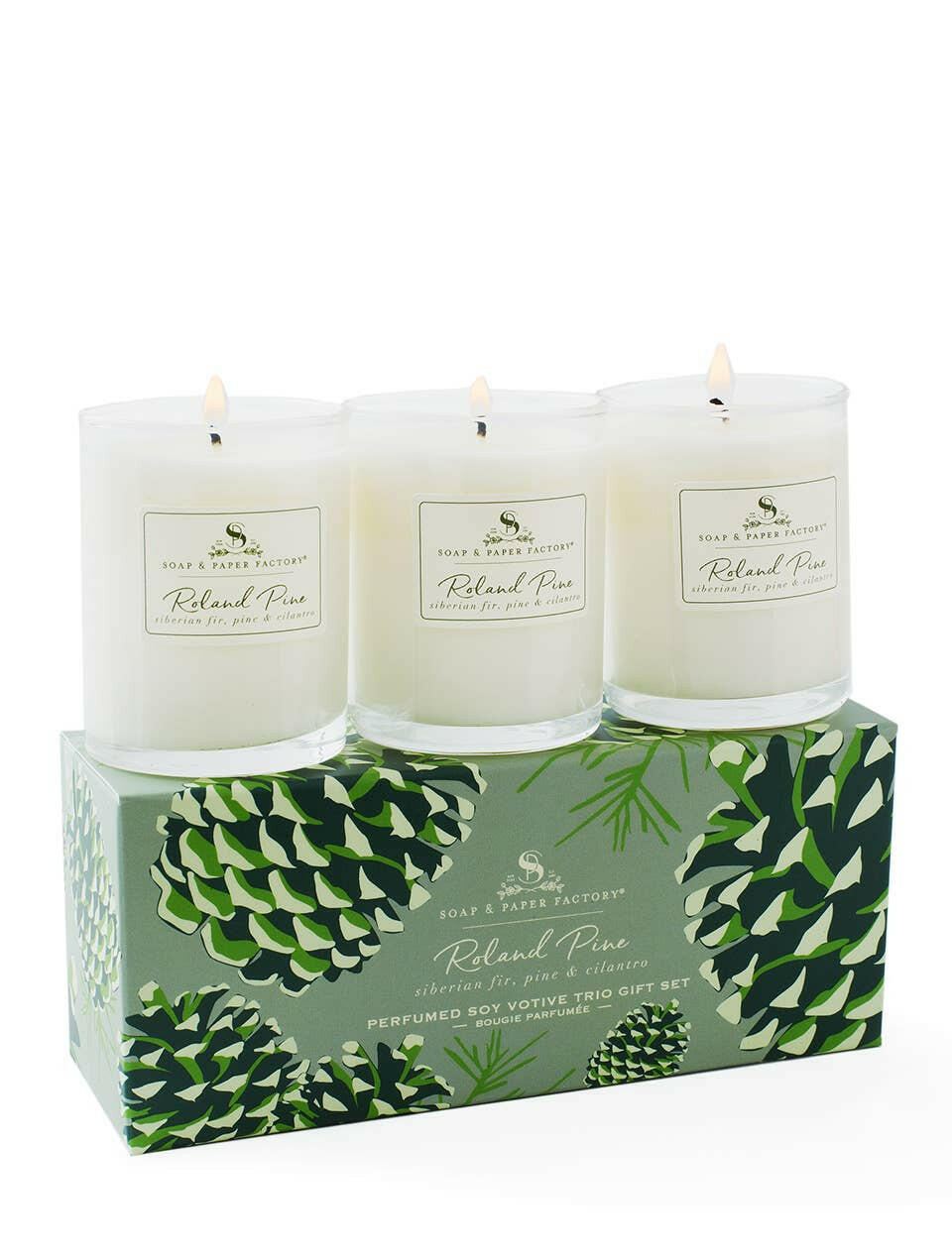 Roland Pine Soy Candle Votive Gift Set | Artisans.