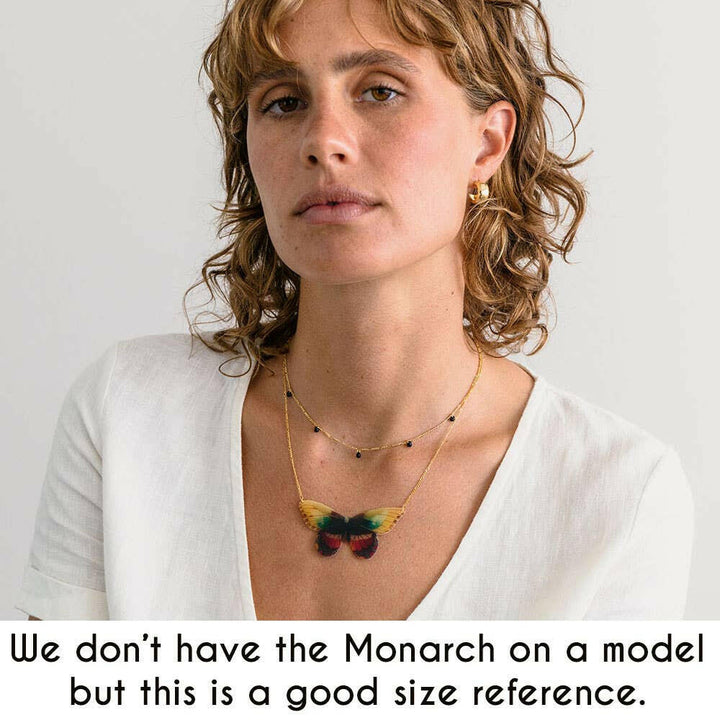 Monarch Butterfly Necklace | Artisans.