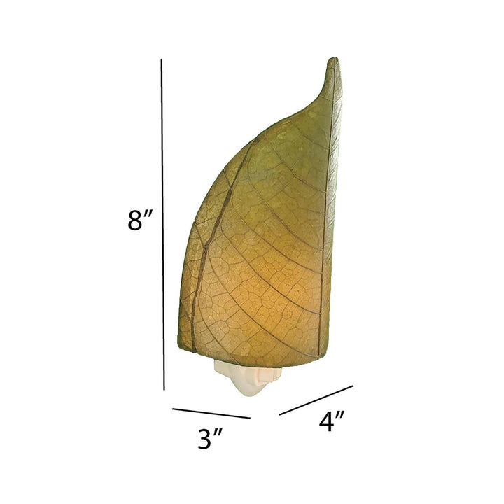 Leaf Night Light Green | Artisans.