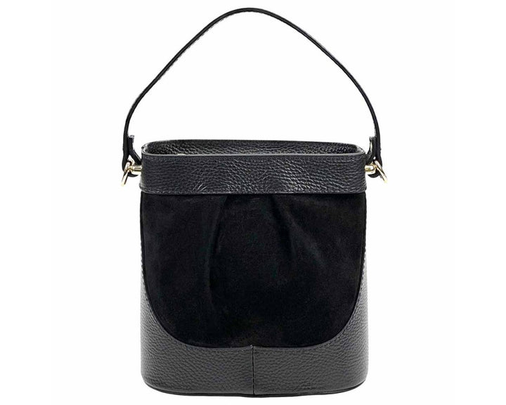 Mystic Leather & Suede Bucket Bag