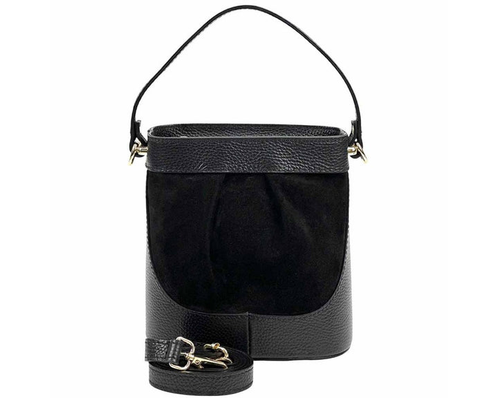 Mystic Leather & Suede Bucket Bag