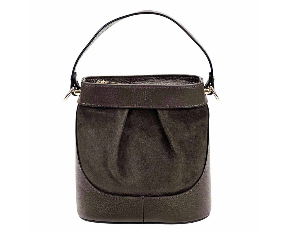 Mystic Leather & Suede Bucket Bag