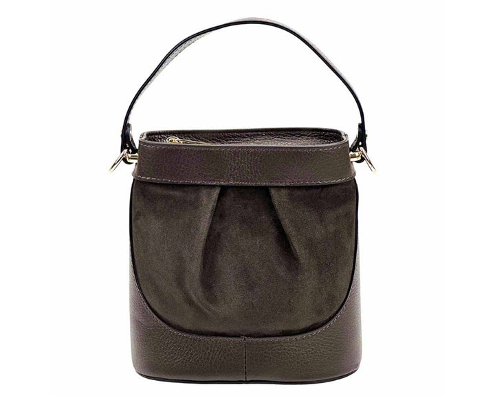 Mystic Leather & Suede Bucket Bag