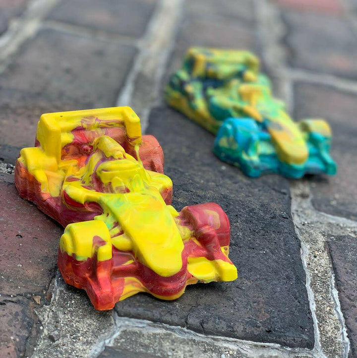 Giant Race Car Rainbow Crayon -The Original Rainbow Crayon® | Artisans.
