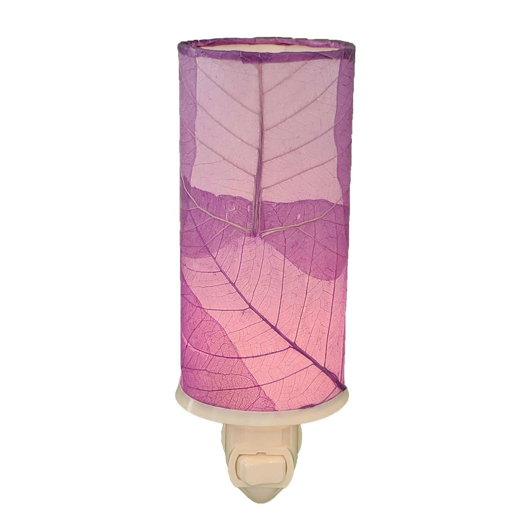 Cylinder Night Light Purple | Artisans.
