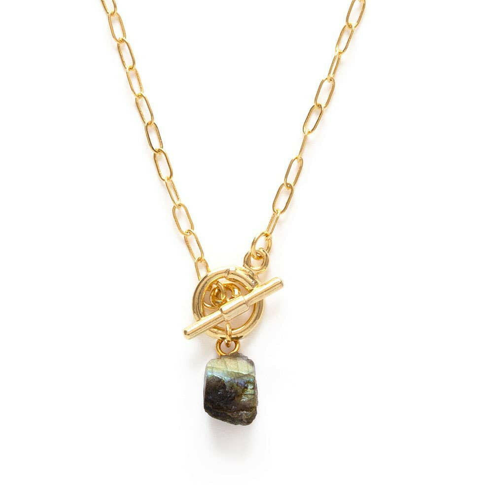 Toggle Clasp with Gemstone Necklace | Artisans.