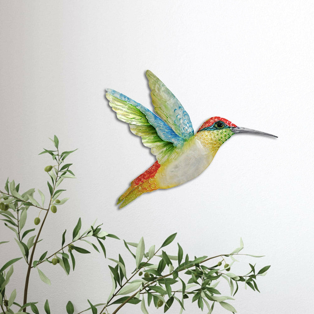 Hummingbird Wall Decor Large Multi | Artisans.