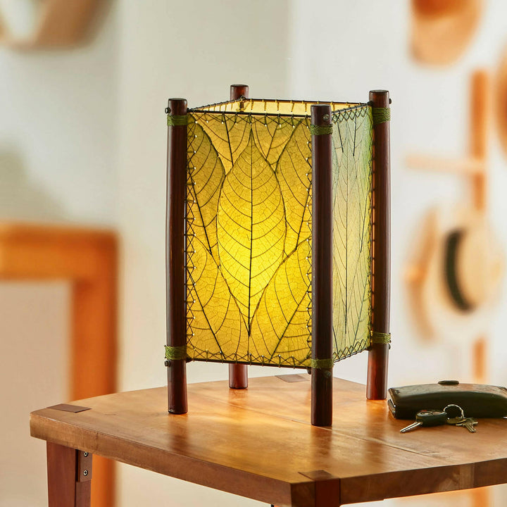 Fortune Table Lamp Green | Artisans.