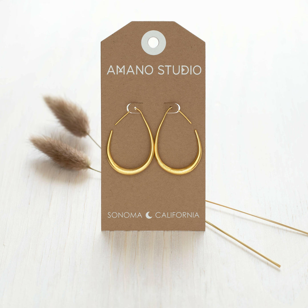 Teardrop Hoops | Artisans.